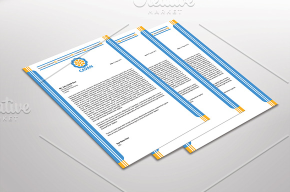 Cavan Letterhead Template in Stationery Templates - product preview 1