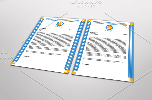 Cavan Letterhead Template in Stationery Templates - product preview 3