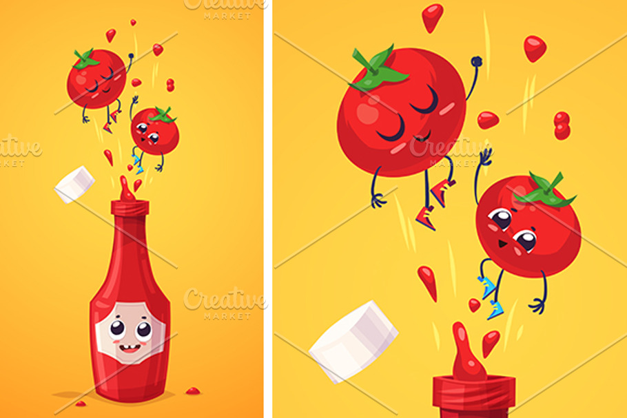 Best friends. Ketchup in Illustrations - product preview 8