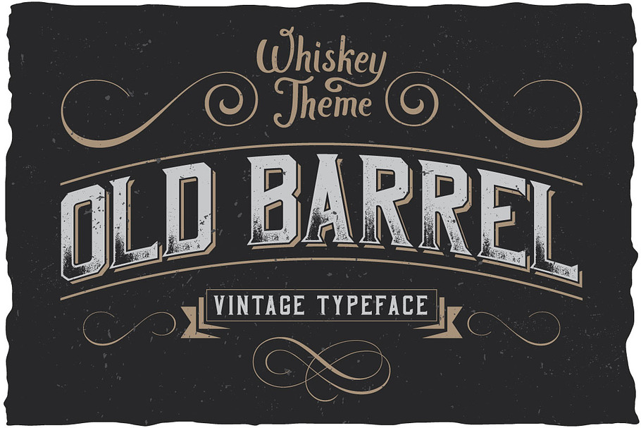OldBarrel Vintage Typeface in Halloween Fonts - product preview 8