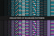 Collection of seamless patterns.