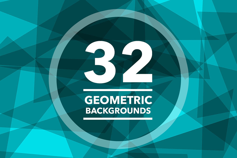 (SALE) 32 Geometric Backgrounds