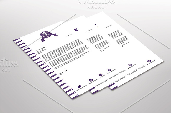 Lightangle Letterhead Template in Stationery Templates - product preview 1