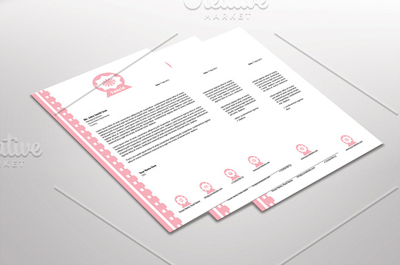 Fancia Letterhead Template in Stationery Templates - product preview 1