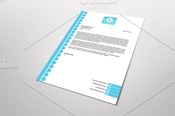 Dentala Letterhead Template in Stationery Templates - product preview 2