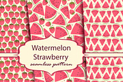 Watermelon and strawberry
