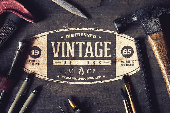 Distressed Vintage Logo Maker in Objects - product preview 4
