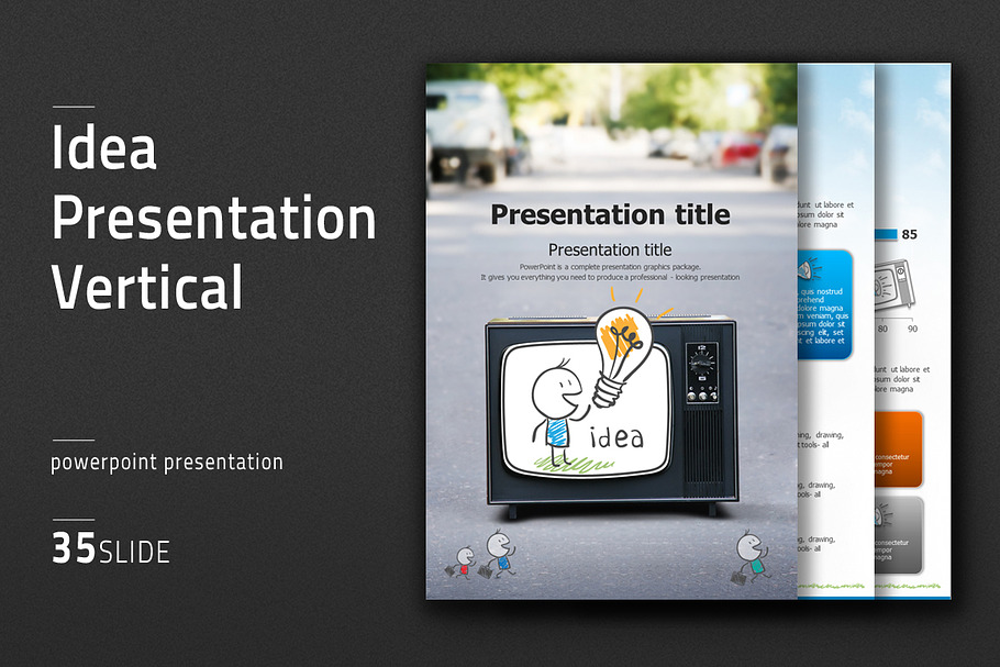Idea Presentation Vertical in PowerPoint Templates - product preview 8
