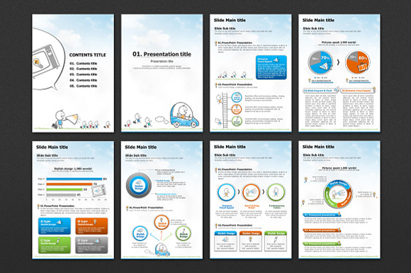 Idea Presentation Vertical in PowerPoint Templates - product preview 1