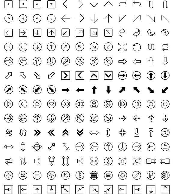 3000 iOS Vector Icons   ~70% OFF~ in Graphics - product preview 1