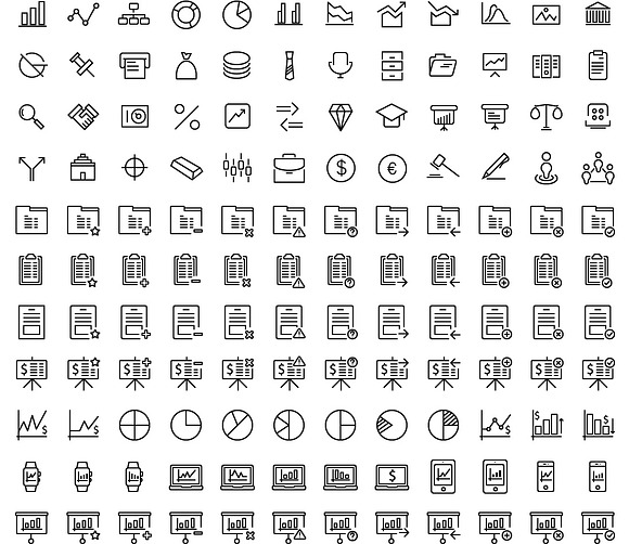 3000 iOS Vector Icons   ~70% OFF~ in Graphics - product preview 4
