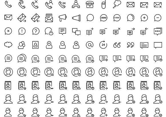3000 iOS Vector Icons   ~70% OFF~ in Graphics - product preview 5