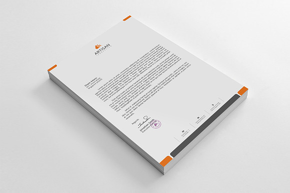 Corporate Letterhead in Stationery Templates - product preview 1