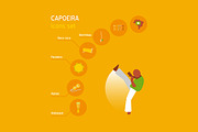 Capoeira vector set