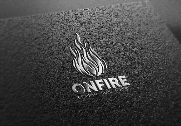On Fire Logo in Logo Templates - product preview 1