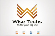 Wise Techs,W Letter Logo