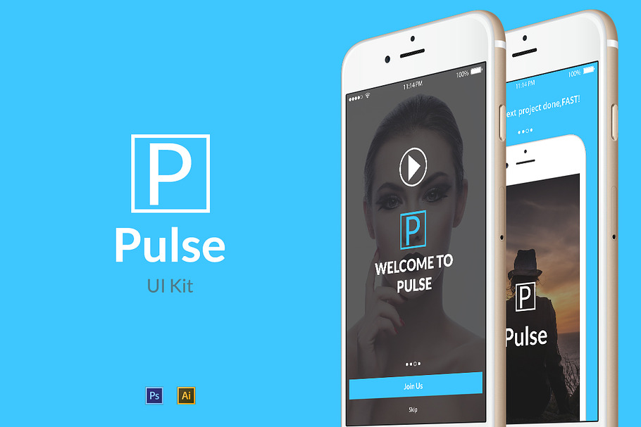 Pulse UI Kit in App Templates - product preview 8