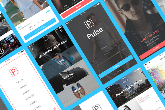 Pulse UI Kit in App Templates - product preview 9