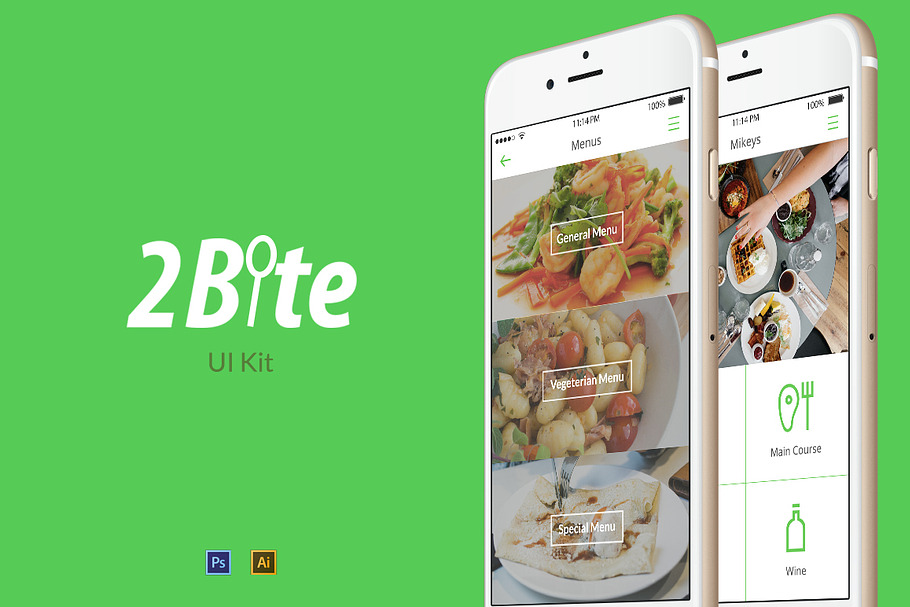 2Bite UI Kit in App Templates - product preview 8