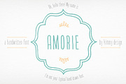 Amorie Whole Font Family 50% OFF