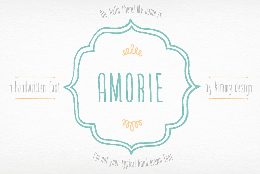 Amorie Whole Font Family 50% OFF