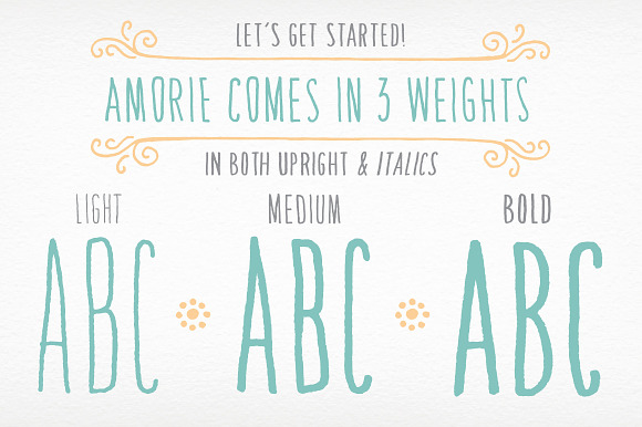 Amorie Whole Font Family 50% OFF in Display Fonts - product preview 1