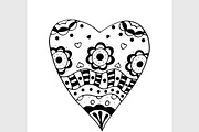 Sketchy Doodle Heart
