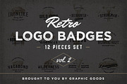 Retro Logo Badges vol. 2