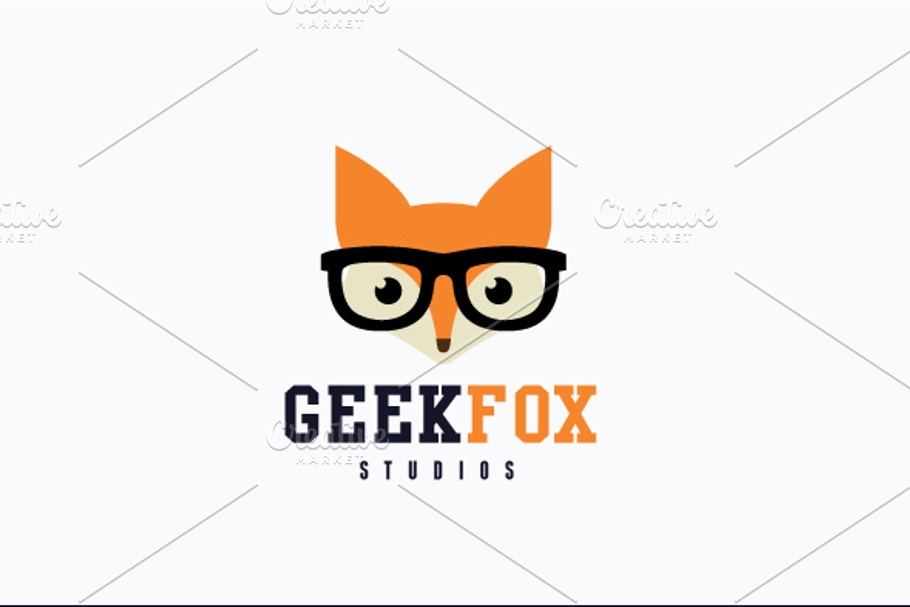 Geek Fox in Logo Templates - product preview 8