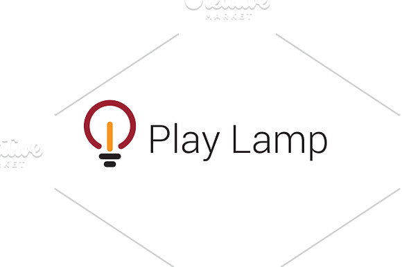 Play Lamp Logo in Logo Templates - product preview 2