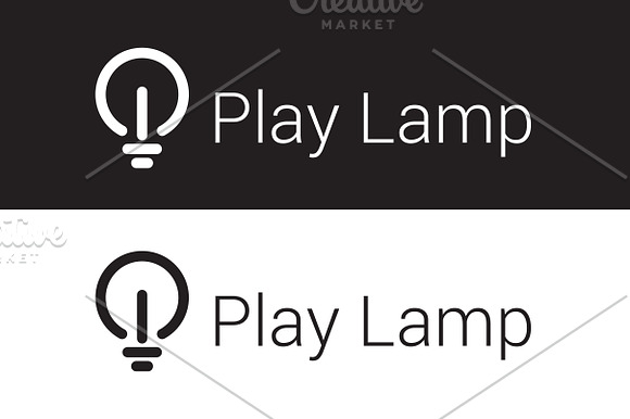 Play Lamp Logo in Logo Templates - product preview 4