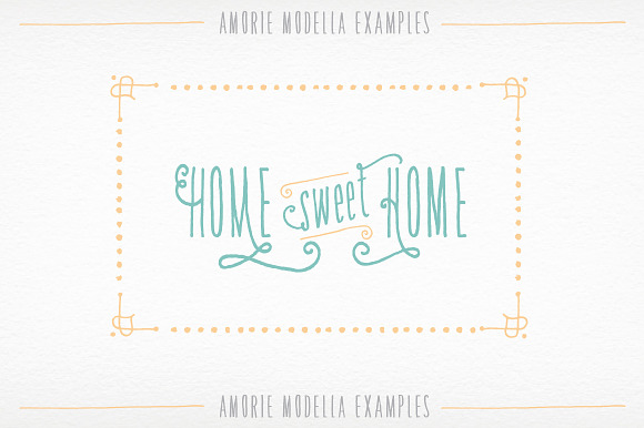 Amorie Modella Family in Display Fonts - product preview 4