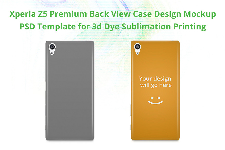 Xperia Z5 Premium 3d IMD Case in Product Mockups - product preview 8