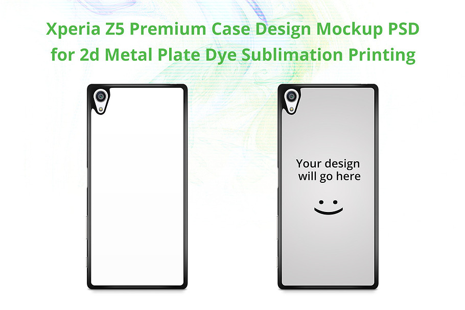 Xperia Z5 Premium 2d IMD Case in Product Mockups - product preview 8