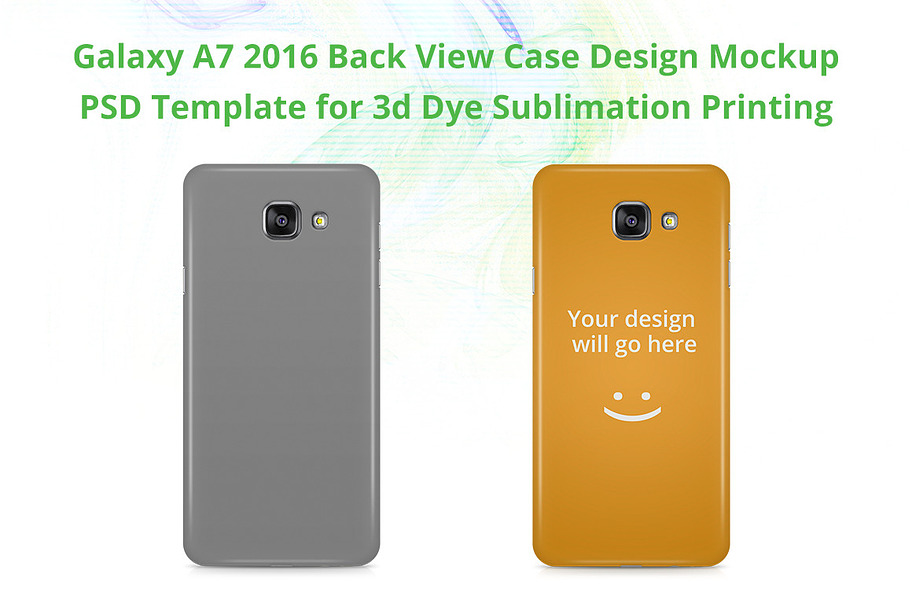Galaxy A7 2016 3d IMD Case Mock-up