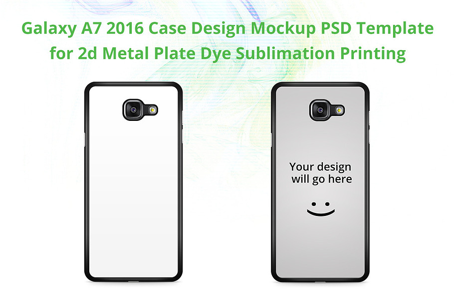 Galaxy A7 2016 2d IMD Case Mock-up in Product Mockups - product preview 8