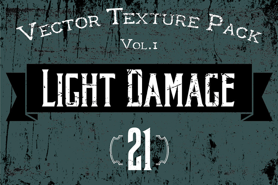 21 Vector Textures - "Light Damage"