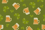 Pixels styled St. Patrick pattern