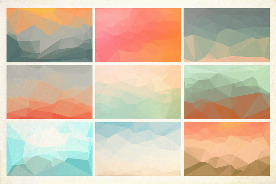 18 Geometric Triangle Backgrounds in Patterns - product preview 8