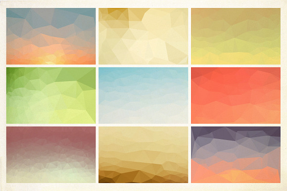 18 Geometric Triangle Backgrounds in Patterns - product preview 1