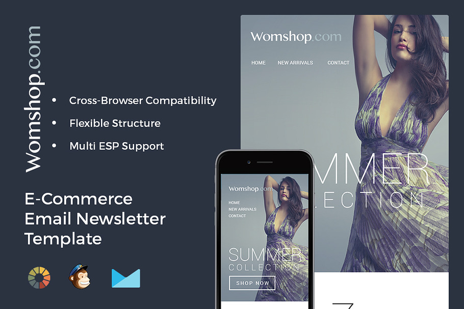 Womshop – E-Newsletter Template in Mailchimp Templates - product preview 8