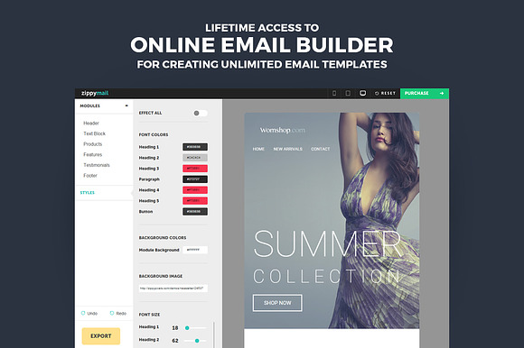 Womshop – E-Newsletter Template in Mailchimp Templates - product preview 3