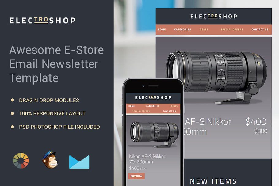 Electroshop-Business Email Template