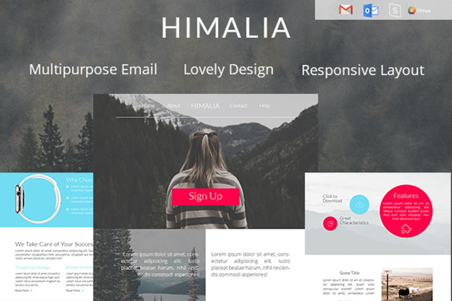Himalia - Email Template in StampReady Templates - product preview 7