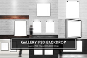 Gallery PSD Backdrop