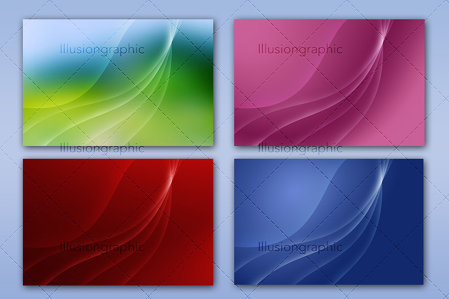 12 Light Wave Backgrounds in Textures - product preview 8