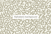 Alphabetic background