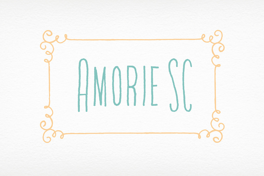 Amorie SC Family in Display Fonts - product preview 8