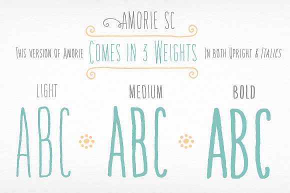 Amorie SC Family in Display Fonts - product preview 1