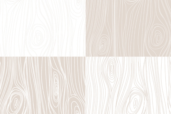 16 Woodgrain Patterns (Vector) in Patterns - product preview 4